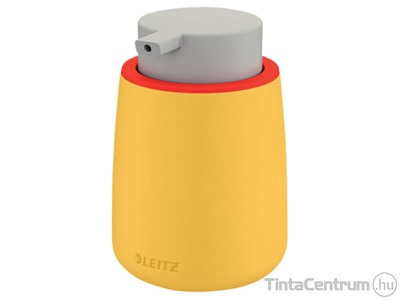 Folyékony szappan- és fertőtlenítő folyadék adagoló, 300ml, LEITZ "Cosy", melegsárga