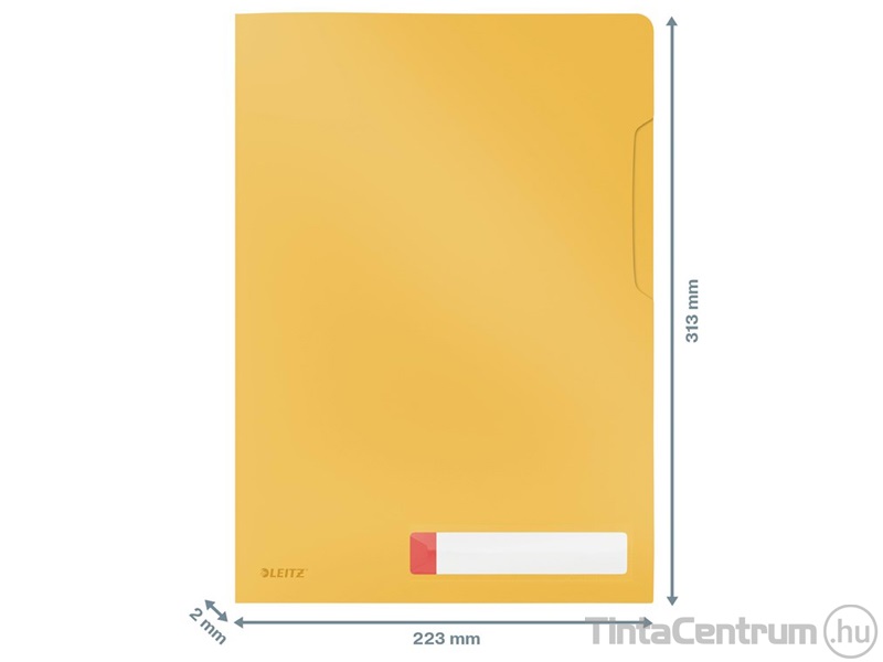 Genotherm, A4, "L", 200mn, LEITZ "Cosy Privacy", melegsárga 3db/csomag