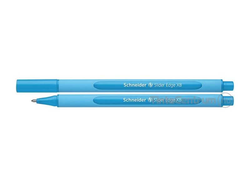 Golyóstoll, 0,7mm, kupakos, SCHNEIDER "Slider Edge XB", világoskék