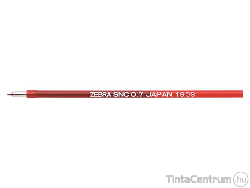 Golyóstollbetét, 0,24 mm, ZEBRA "SNC", piros