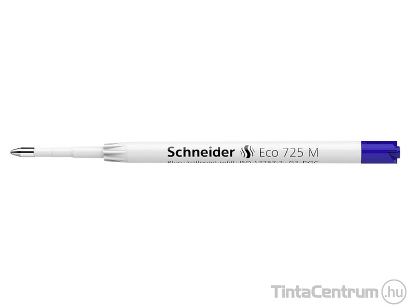 Golyóstollbetét, 0,5mm, SCHNEIDER " Eco 725 M", kék 10db/csomag