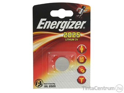 Gombelem, CR2025, ENERGIZER 1db/csomag