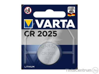 Gombelem, CR2025, VARTA 1db/csomag