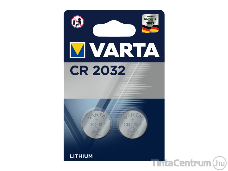 Gombelem, CR2032, VARTA 2db/csomag