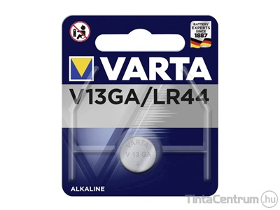 Gombelem, V13GA/LR44, VARTA 1db/csomag