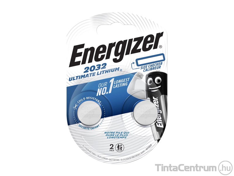 Gombelem, lítium, CR2032, ENERGIZER "Ultimate" 2db/csomag