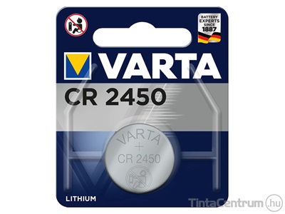 Gombelem, lítium, CR2450, VARTA "Professional" 1db/csomag