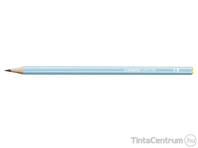 Grafitceruza, 2B, hatszögletű, STABILO "Pencil 160", kék