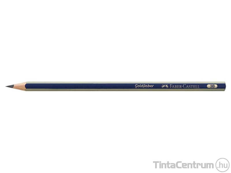 Grafitceruza, 3B, hatszögletű, FABER-CASTELL "Goldfaber"