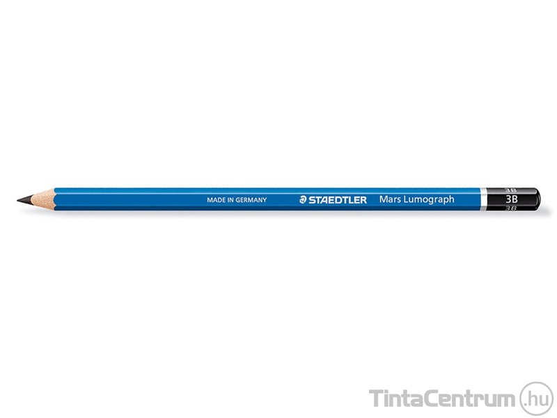 Grafitceruza, 3B, hatszögletű, STAEDTLER "Mars Lumograph"