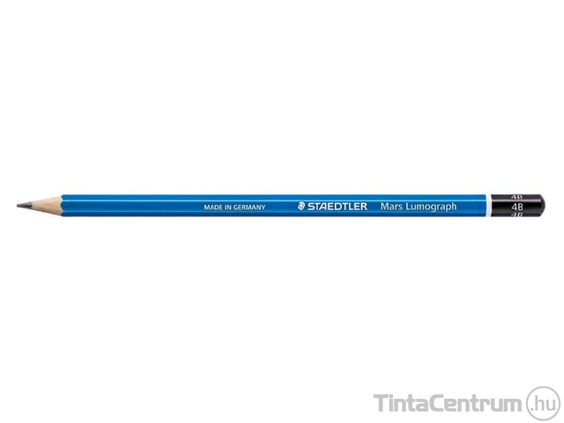 Grafitceruza, 4B, hatszögletű, STAEDTLER "Mars Lumograph"