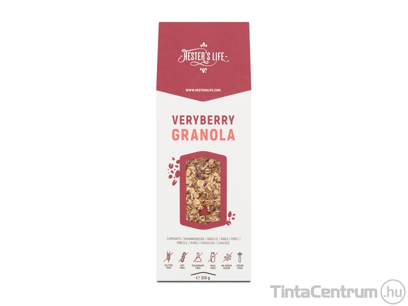 Granola, 60g, HESTER`S LIFE "Veryberry", ribizlis