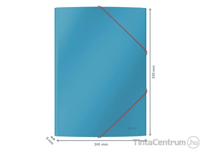 Gumis mappa, A4, karton, 15mm, LEITZ "Cosy", nyugodtkék