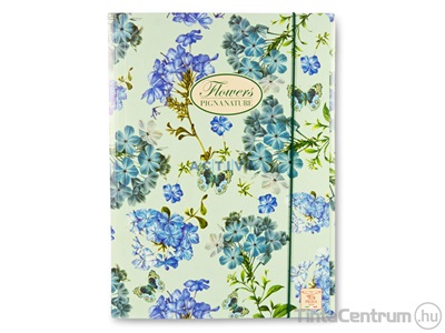 Gumis mappa, A4, karton, PIGNA "Nature Flowers"