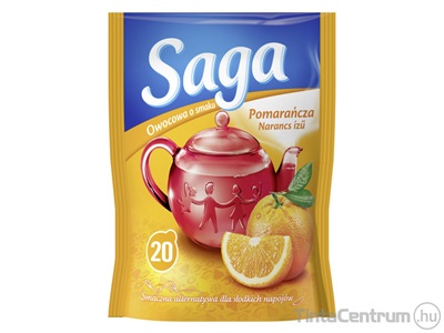 Gyümölcstea, filteres, 20x1,7g, SAGA, narancs