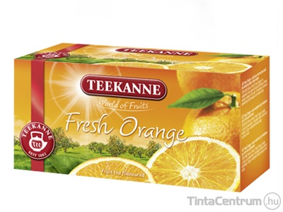 Gyümölcstea, filteres, 20x2,25g, TEEKANNE "Fresh orange", narancs