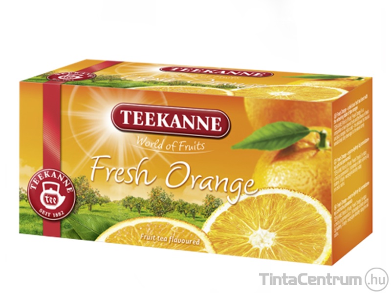 Gyümölcstea, filteres, 20x2,25g, TEEKANNE "Fresh orange", narancs