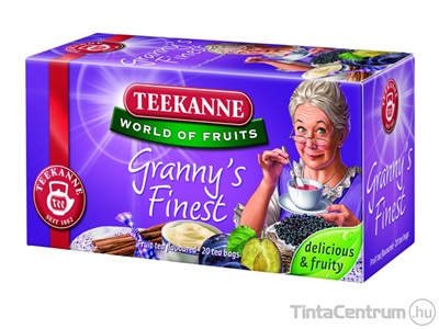 Gyümölcstea, filteres, 20x2,5g, TEEKANNE "Granny Finest", szilvás-fahéjas