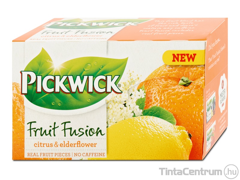 Gyümölcstea, filteres, 20x2g, PICKWICK "Fruit Fusion", citrus-bodza