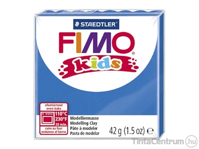 Gyurma, 42g, égethető, FIMO "Kids", kék