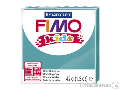 Gyurma, 42g, égethető, FIMO "Kids", türkiz