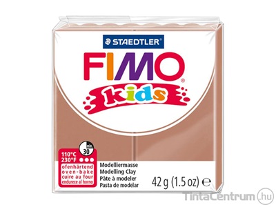 Gyurma, 42g, égethető, FIMO "Kids", világosbarna