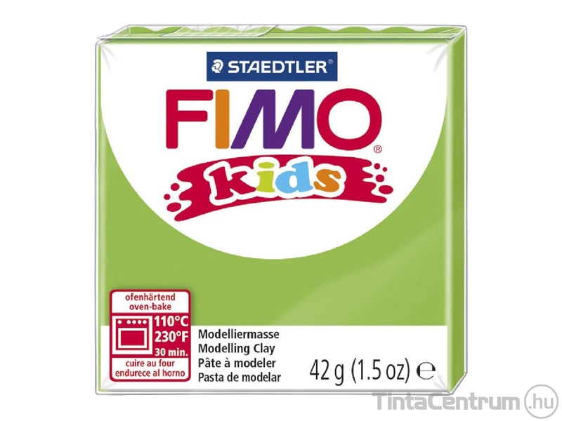 Gyurma, 42g, égethető, FIMO "Kids", világoszöld