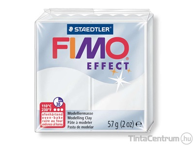 Gyurma, 56g, égethető, FIMO "Effect", áttetsző