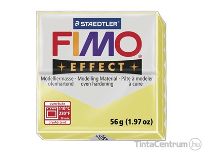 Gyurma, 56g, égethető, FIMO "Effect", citrin