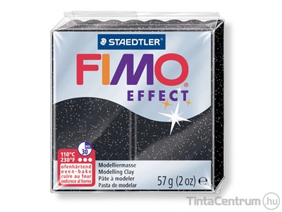 Gyurma, 56g, égethető, FIMO "Effect", csillagpor