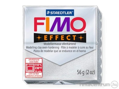 Gyurma, 56g, égethető, FIMO "Effect", ezüst