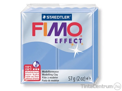 Gyurma, 56g, égethető, FIMO "Effect", kékachát