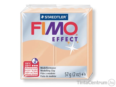 Gyurma, 56g, égethető, FIMO "Effect", pasztell őszibarack