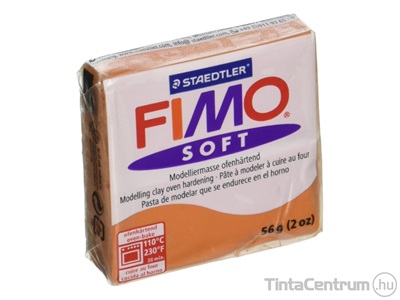 Gyurma, 56g, égethető, FIMO "Soft", konyak