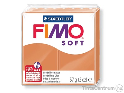 Gyurma, 56g, égethető, FIMO "Soft", konyak