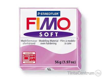 Gyurma, 56g, égethető, FIMO "Soft", levendula