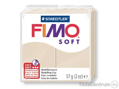 Gyurma, 56g, égethető, FIMO "Soft", szahara