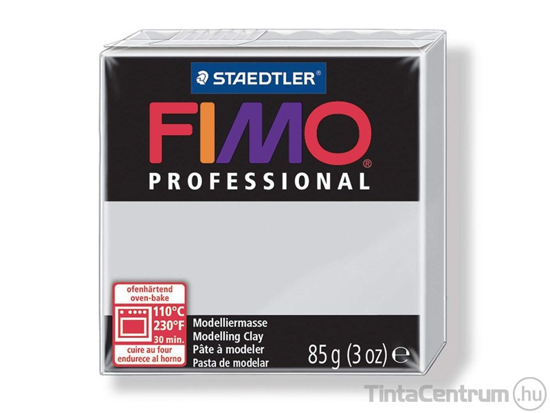 Gyurma, 85g, égethető, FIMO "Professional", delfinszürke