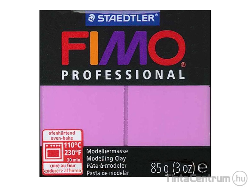 Gyurma, 85g, égethető, FIMO "Professional", levendula