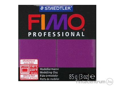 Gyurma, 85g, égethető, FIMO "Professional", viola