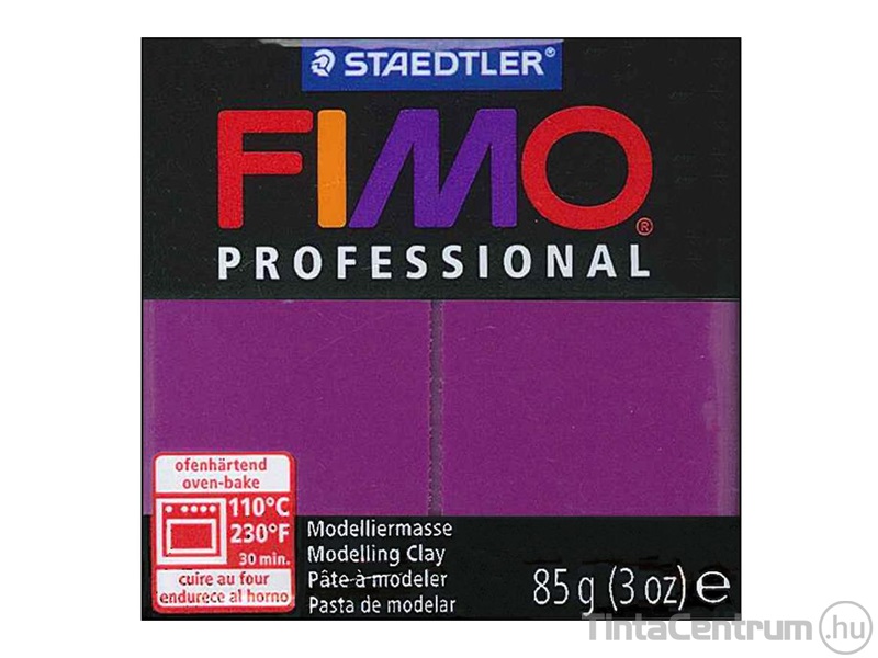 Gyurma, 85g, égethető, FIMO "Professional", viola