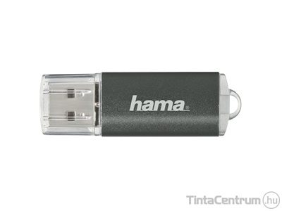 HAMA pendrive, 16GB, USB 2.0, "Laeta", szürke