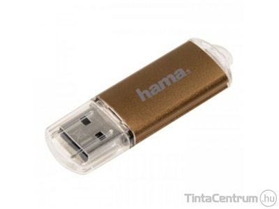 HAMA pendrive, 32GB, USB 2.0, "Laeta", barna