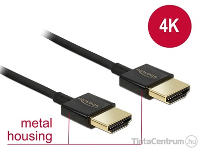 HDMI kábel, ethernet, 2m, DELOCK