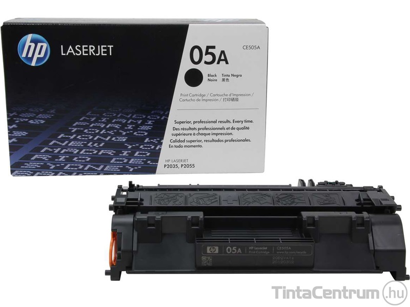 HP 05A (CE505A) fekete [2300 oldal] eredeti toner