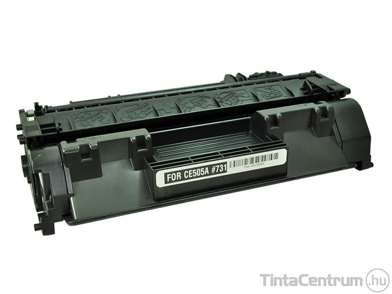 HP 05A (CE505A) fekete [2300 oldal] kompatibilis (töltött) toner