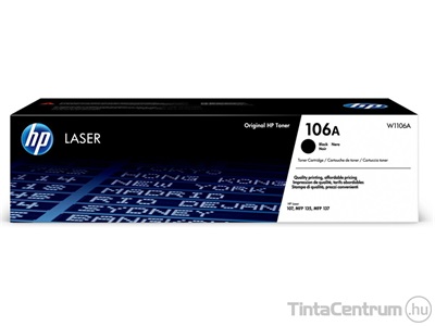 HP 106A (W1106A) fekete [1000 oldal] eredeti toner