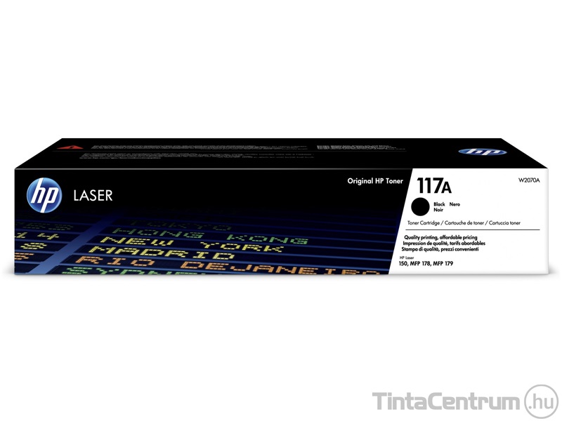 HP 117A (W2070A) fekete [1000 oldal] eredeti toner