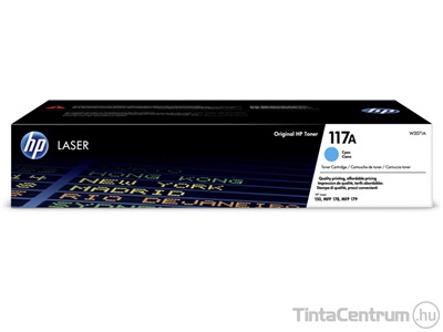 HP 117A (W2071A) ciánkék [700 oldal] eredeti toner