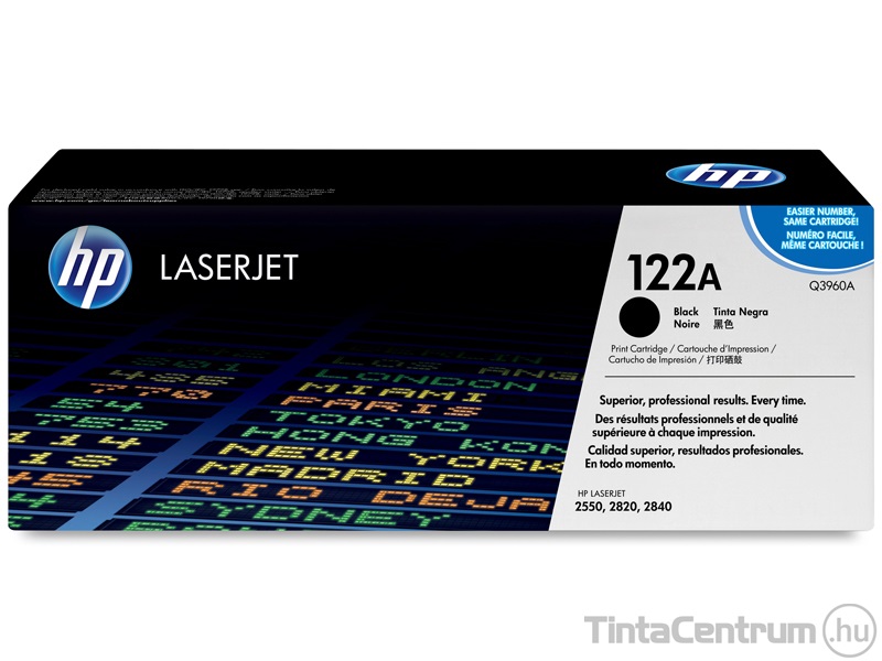 HP 122A (Q3960A) fekete [5000 oldal] eredeti toner